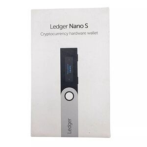 Ledger Nano S Crypto Black Wallet. Brand New and Factory Sealed!